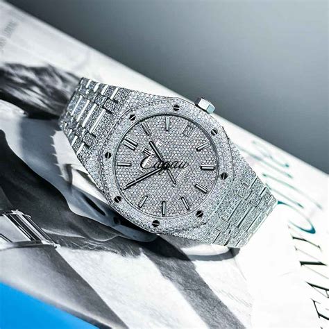 audemars piguet royal oak diamond encrusted|audemars piguet used royal oak.